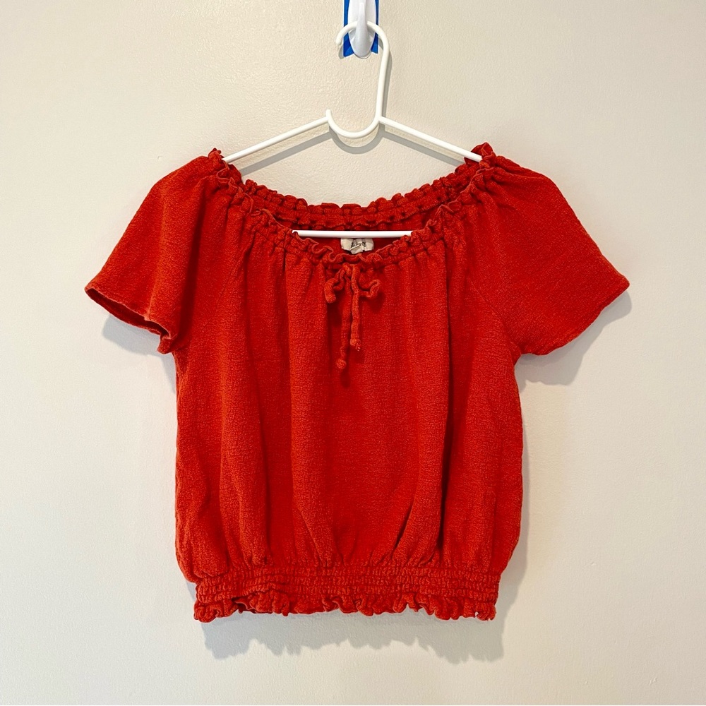 Madewell Adjustable Necktie Cotton Shirt XS